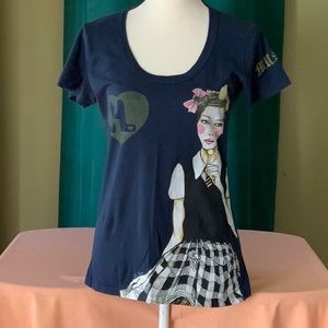 Lovers short sleeves tee Size Large 100% Cotton